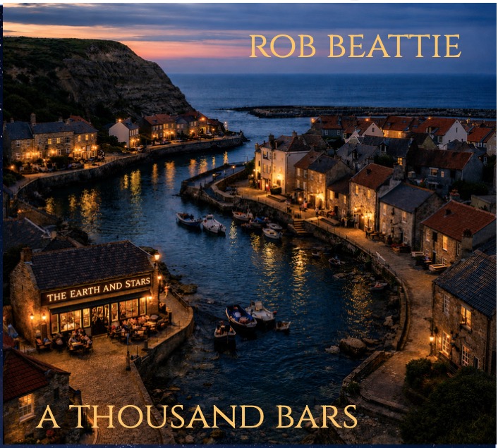 CD cover of Rob Beattie's debut album, A Thousand Bars
